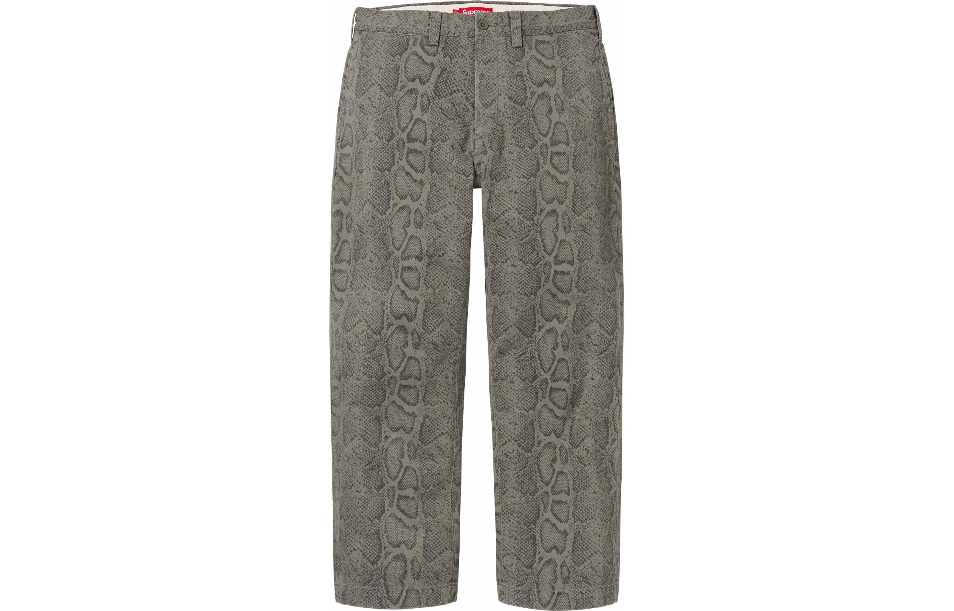 Supreme Snake Print Chino Pant - POIZON Supreme Snake Print Chino Pant - POIZON