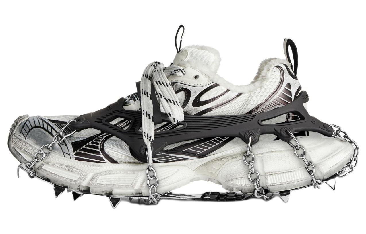 Balenciaga 3XL Ski Sneakers 'White Black Mesh' Women's US W
