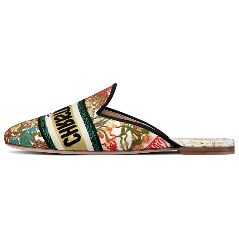 Dior｜SLIPPERS (KCO063VEA 900) Dior | Diorevolution black leather slide | Savannahs
