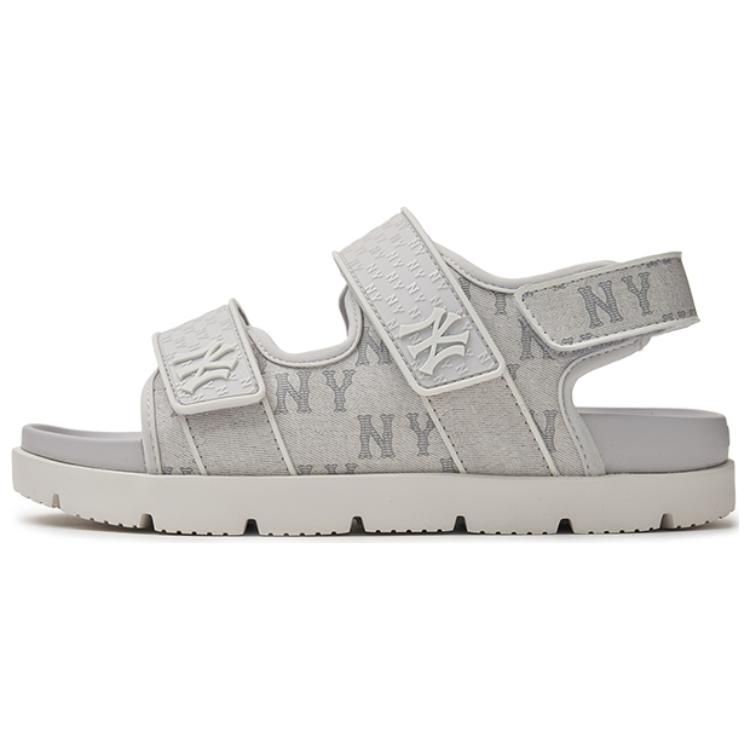 ◆MLB◆BASE SANDAL L 男女兼用 送料税込 23~26cm MLB Sandal Beach Sandals Unisex Gray - POIZON