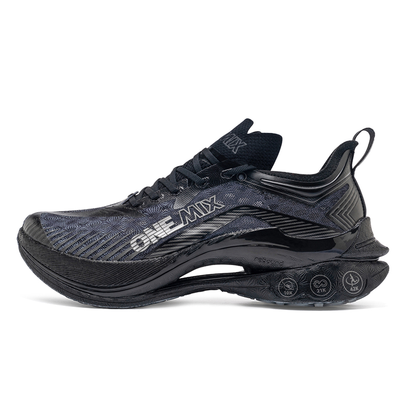 新品一点物 N/OH M12 RUNNY BLACK + Moon M Mizuno Men's Neo Zen Running Shoe, Black-Raspberry, 7