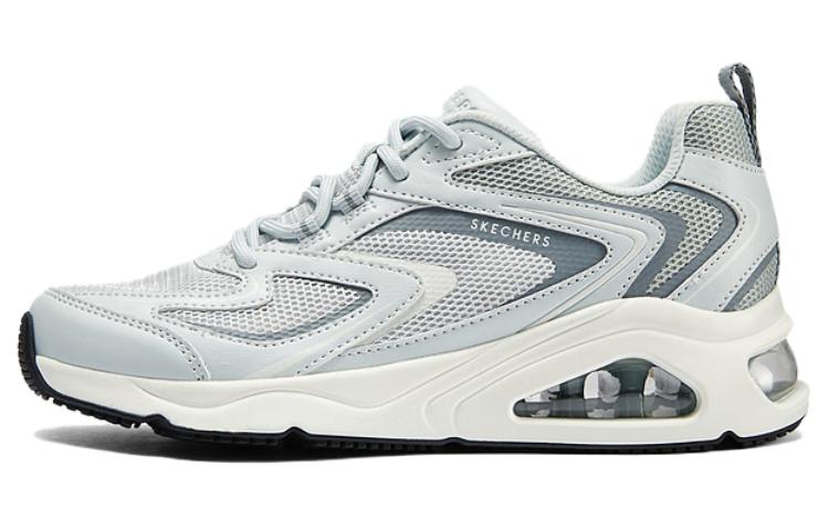 SKECHERS★TRES-AIR UNO★厚底★ホワイト×シルバー系 スケッチャーズ SKECHERS TRES－AIR UNO－EZ－GLIDE （ホワイト