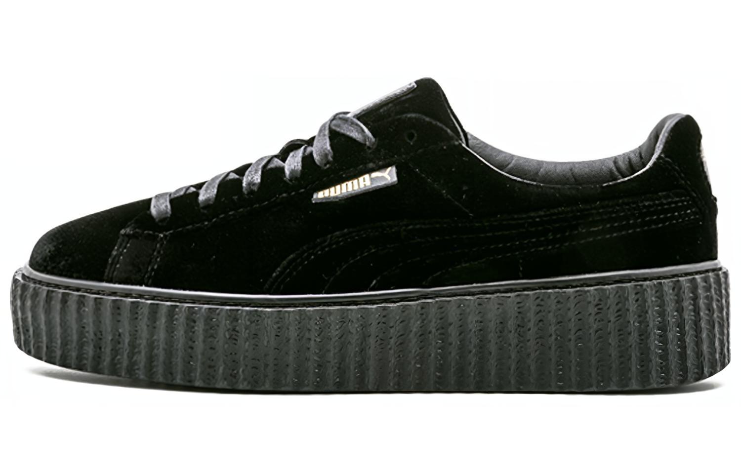 PUMA Creeper Velvet Rihanna Fenty Black Women s POIZON