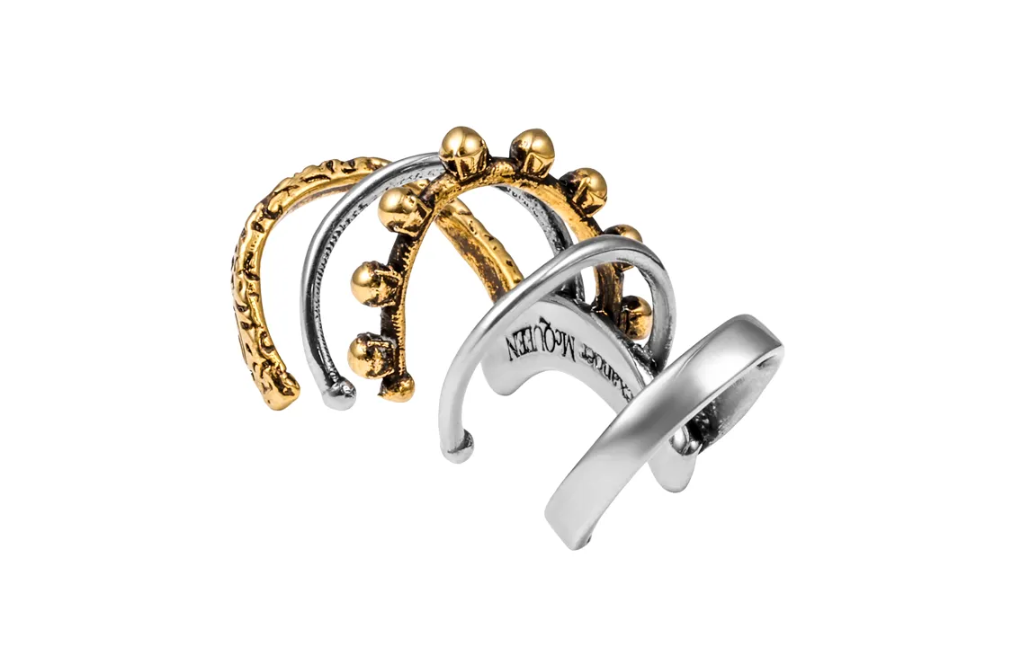 ピアス alexander mcqueen FW25 Jewels (836403 J161G0953) ピアス alexander mcqueen FW25 LOGO EARRINGS (836403