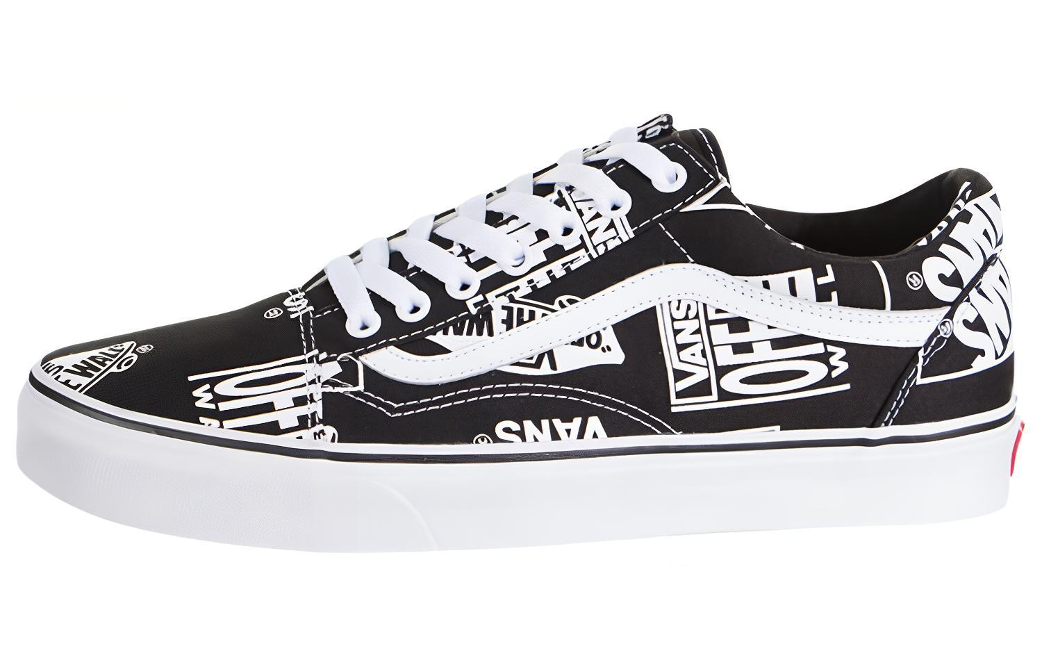 VANS★OLD SKOOL LOGO MIX★ロゴ★25.5~28cm Men's shoes Vans Old Skool (Logo Mix) Black/ True White
