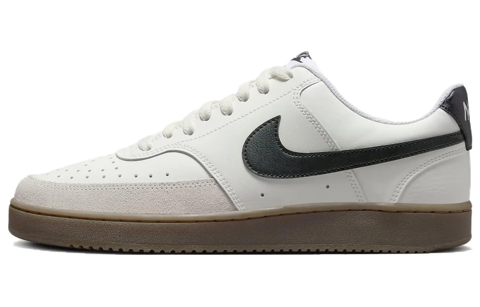 Nike Court Vision 1 Low White Black Gum - POIZON