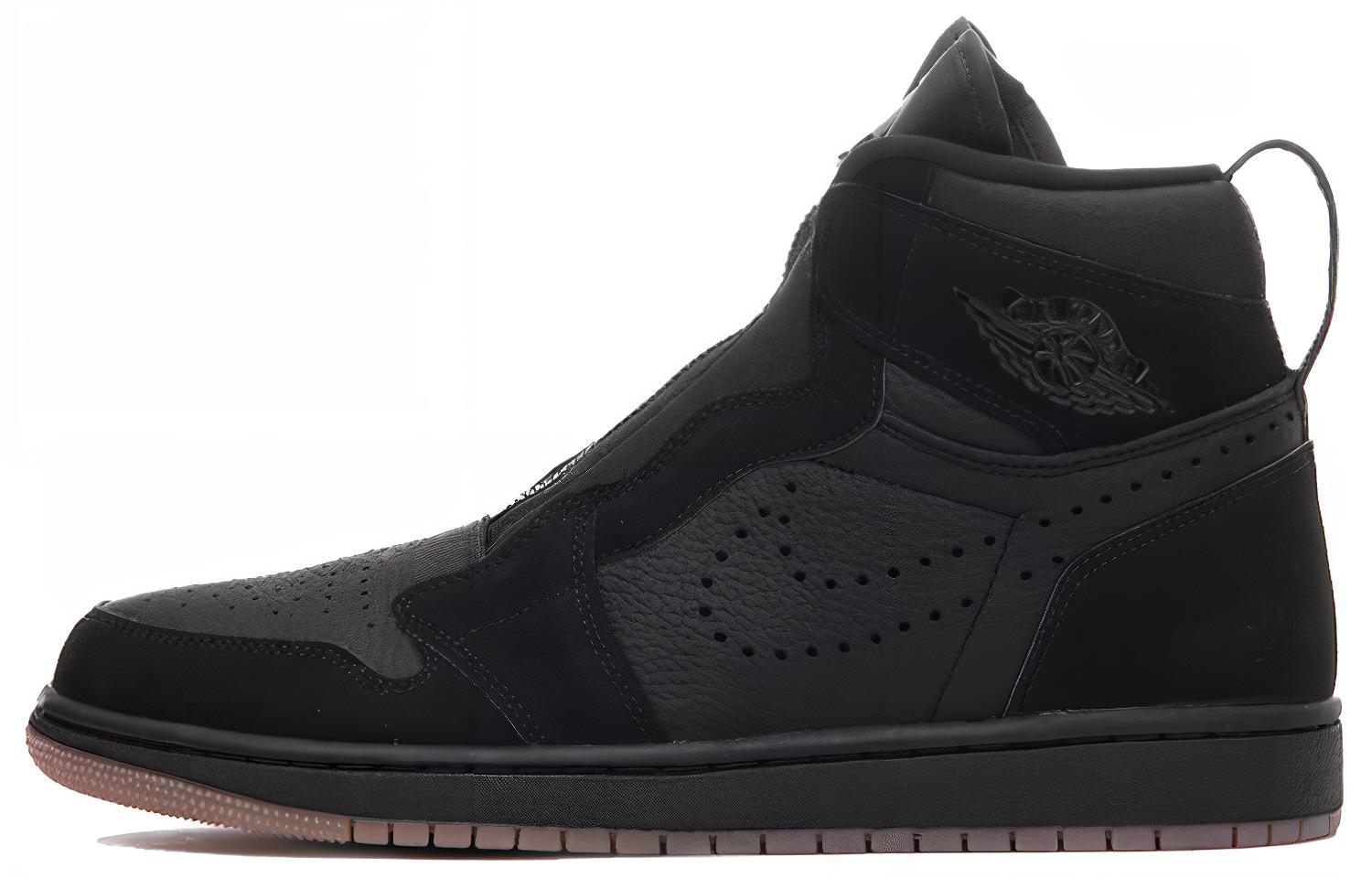 JORDAN 1 High Zip Black Gum POIZON