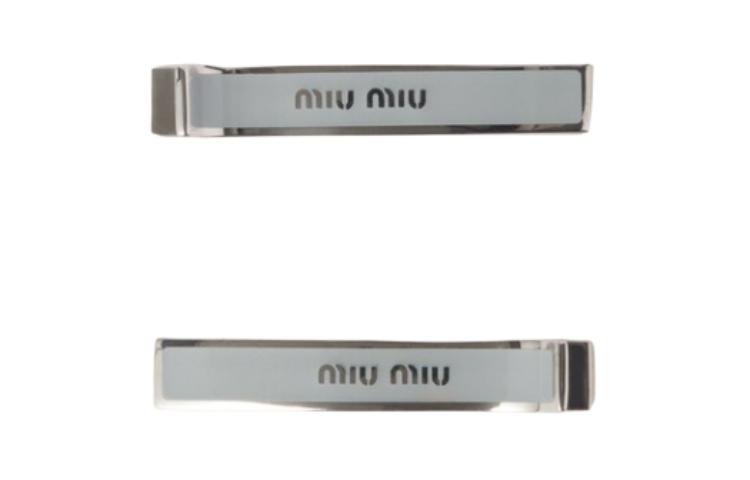 VIP【送料関税込】MIUMIU HAIR CLIPS - 3 PACK Miu Miu Set Of 3 Hair Clips in Oro | FWRD