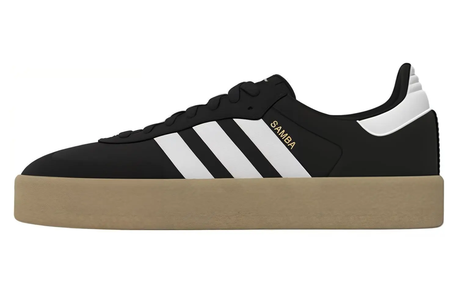 Adidas Originals Sambae Black White Gum Women's US W 8 - POIZON