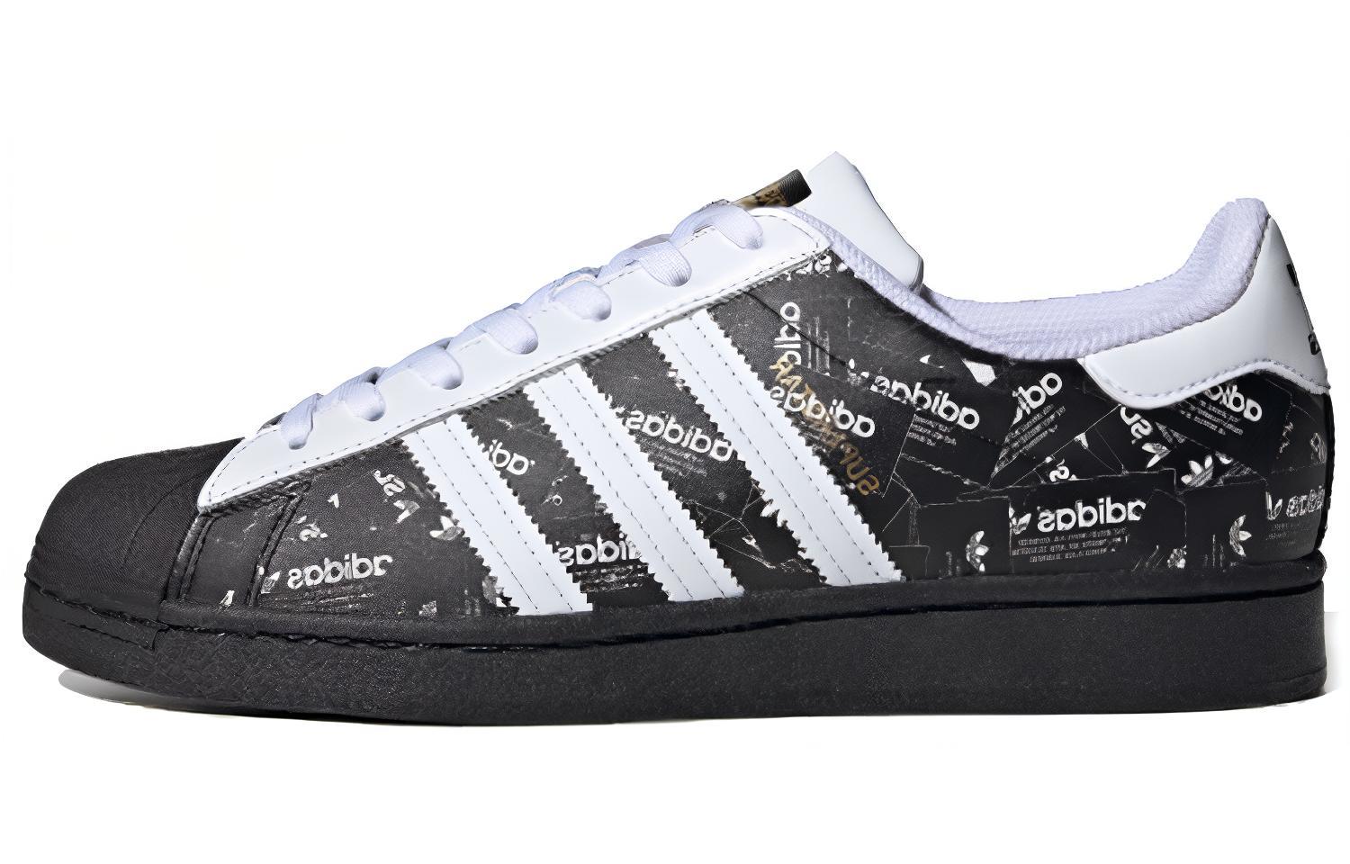 Adidas Originals Superstar Black Labels US M 10.5 - POIZON