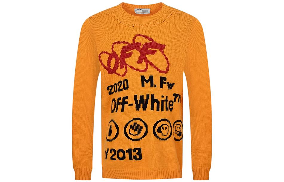 Off white orange jumper best sale