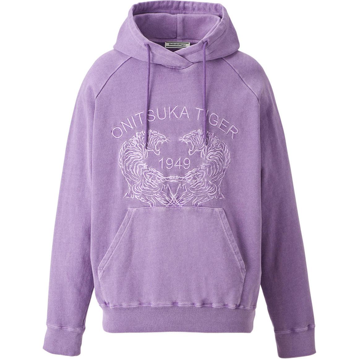 Onitsuka Tiger Purple Hoodies Sweatshirts on Sale
