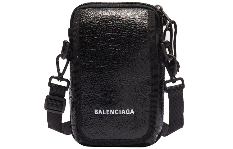 BALENCIAGA◇Explorer ロゴ レザークロスボディバッグ