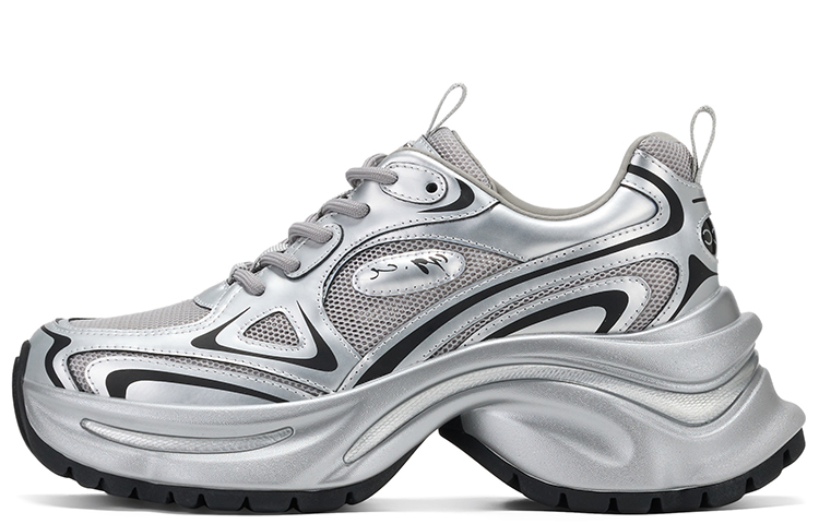 GG-CC Mesh Casual Shoes Low-Top Breathable Platform Chunky