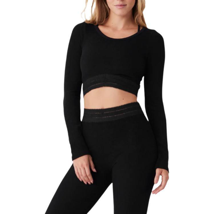 alo ヨガウェア トレーニングウェア ブラックトップス　XS alo ヨガウェア トレーニングウェア ブラックトップス XS 低