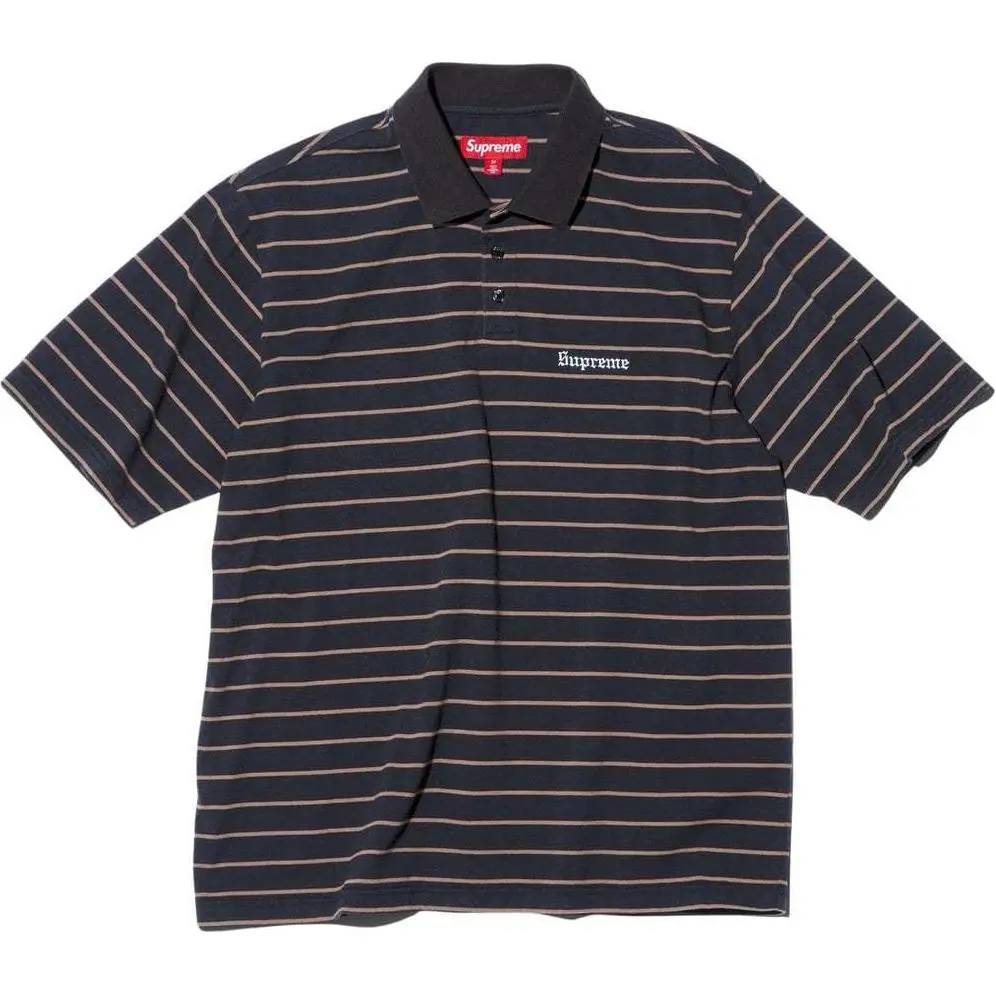 Supreme Melvins Stripe S S Polo White L - POIZON