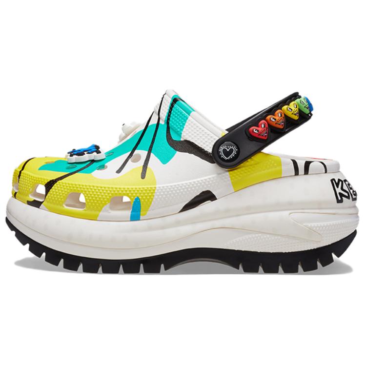 Crocs Classic Mega Crush Clog Keith Haring White EU 36-37