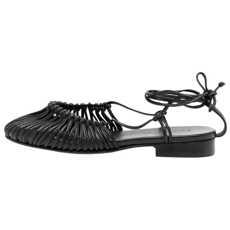 【HEREU】MANTERA Round-Toe Knotted Sandal MANTERA - Round-Toe Knotted Sandal – Hereu Studio