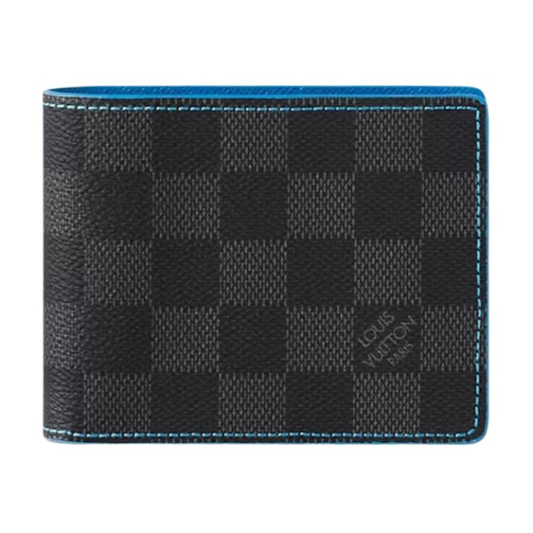 【無料郵送/関税込/正規品】 Louis Vuitton Slender Wallet Blac Slender Wallet Damier Graphite Canvas - Bags and Small