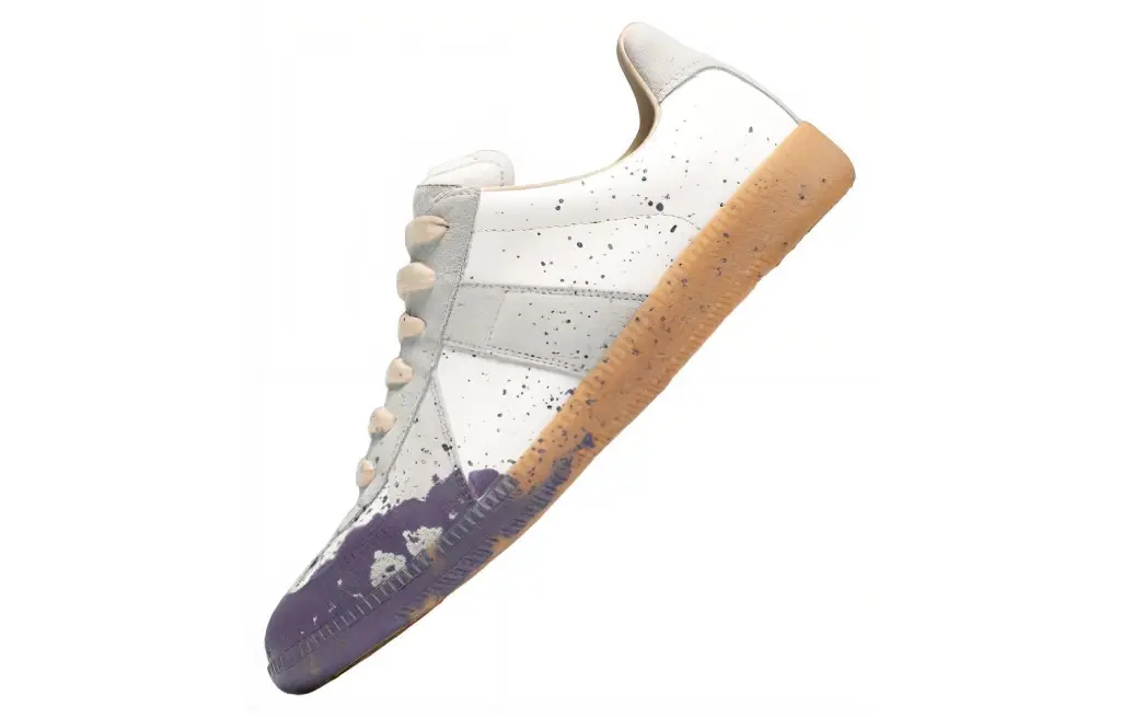 Maison Margiela Paint Replica German Army Trainer GAT White Maison Margiela Paint Replica German Army Trainer GAT White