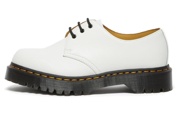 1461 Bex Made in England Toe Cap Oxford Shoes in White | Dr
