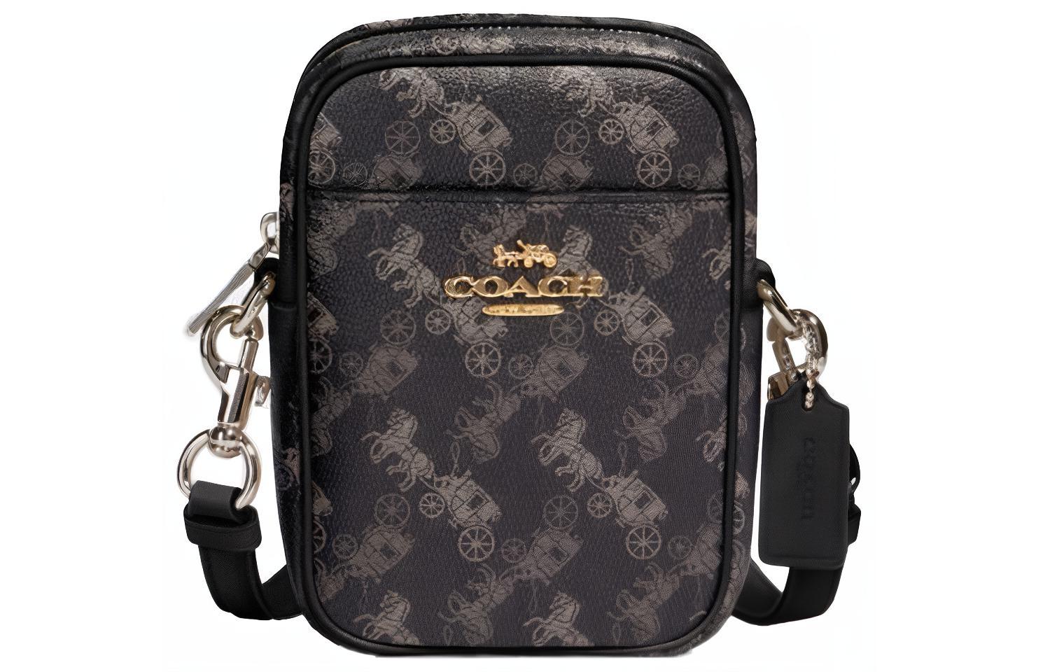 Phoebe crossbody with horse and carriage print sale