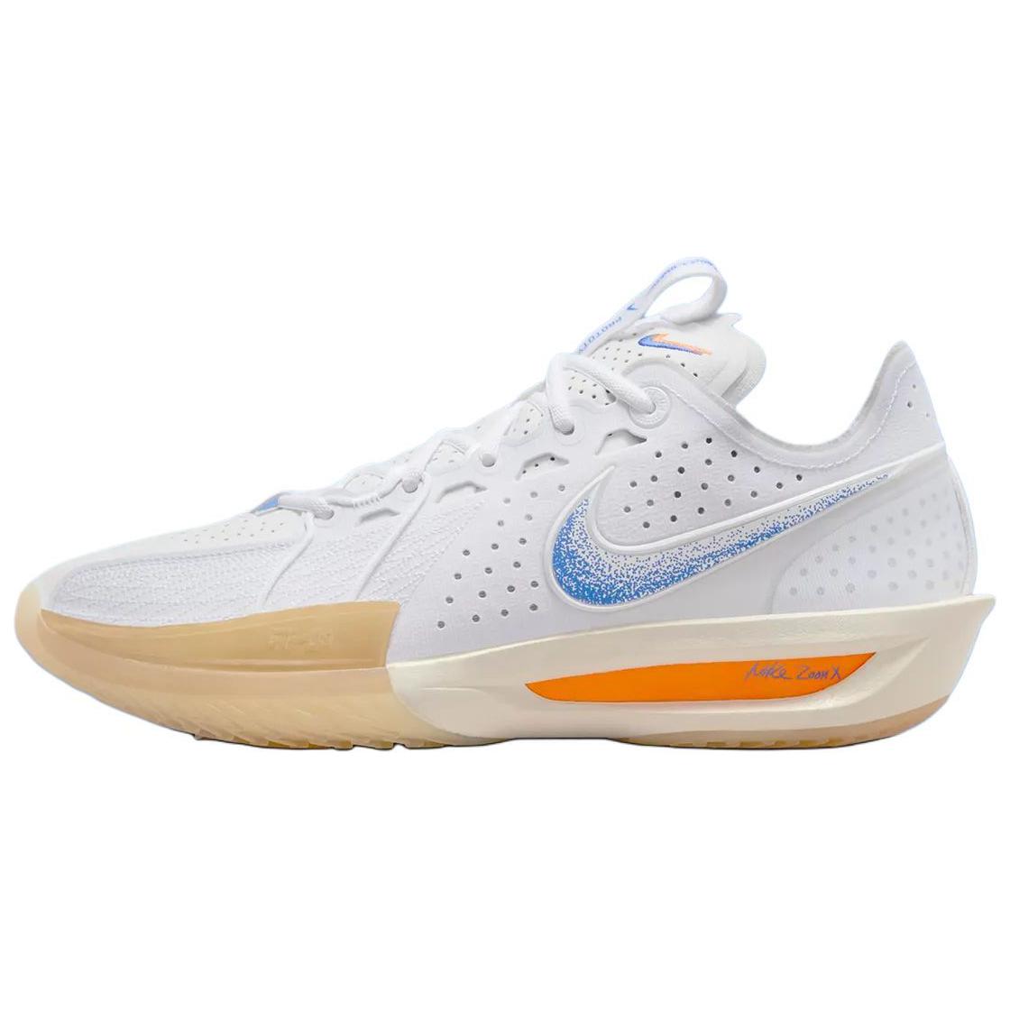 Blue white and orange nike shoes deals