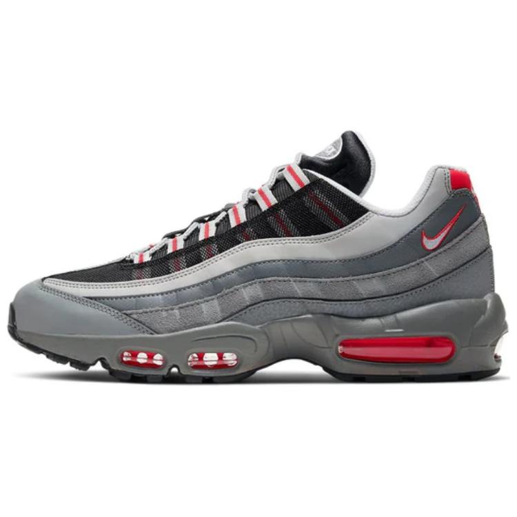 Nike Air Max 95 Essential Particle Grey Track Red US W 11