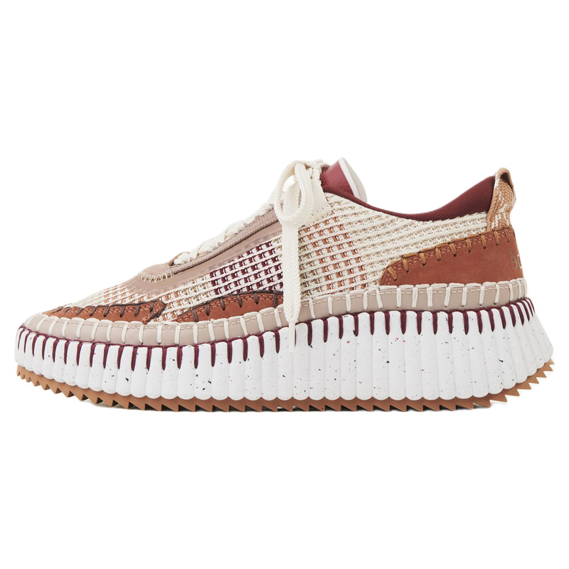 Chloé Lower-Impact Mesh Nama Sneakers Women's - POIZON