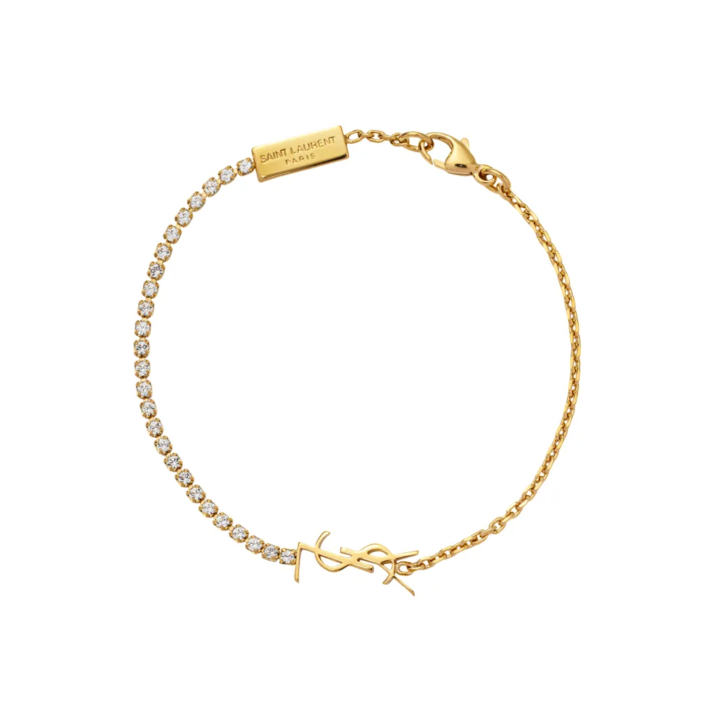 SAINT LAURENT Cassandre Charm Bracelet - POIZON