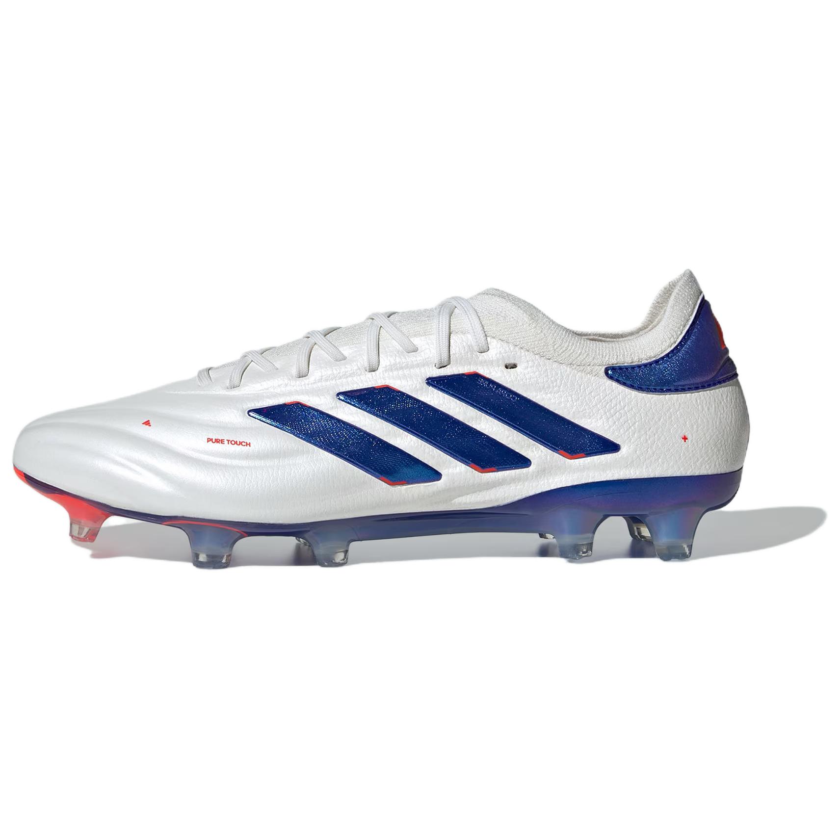 Adidas COPA PURE 2 Football Shoes Men Low Top White Bright Blue Red Fluorescent POIZON