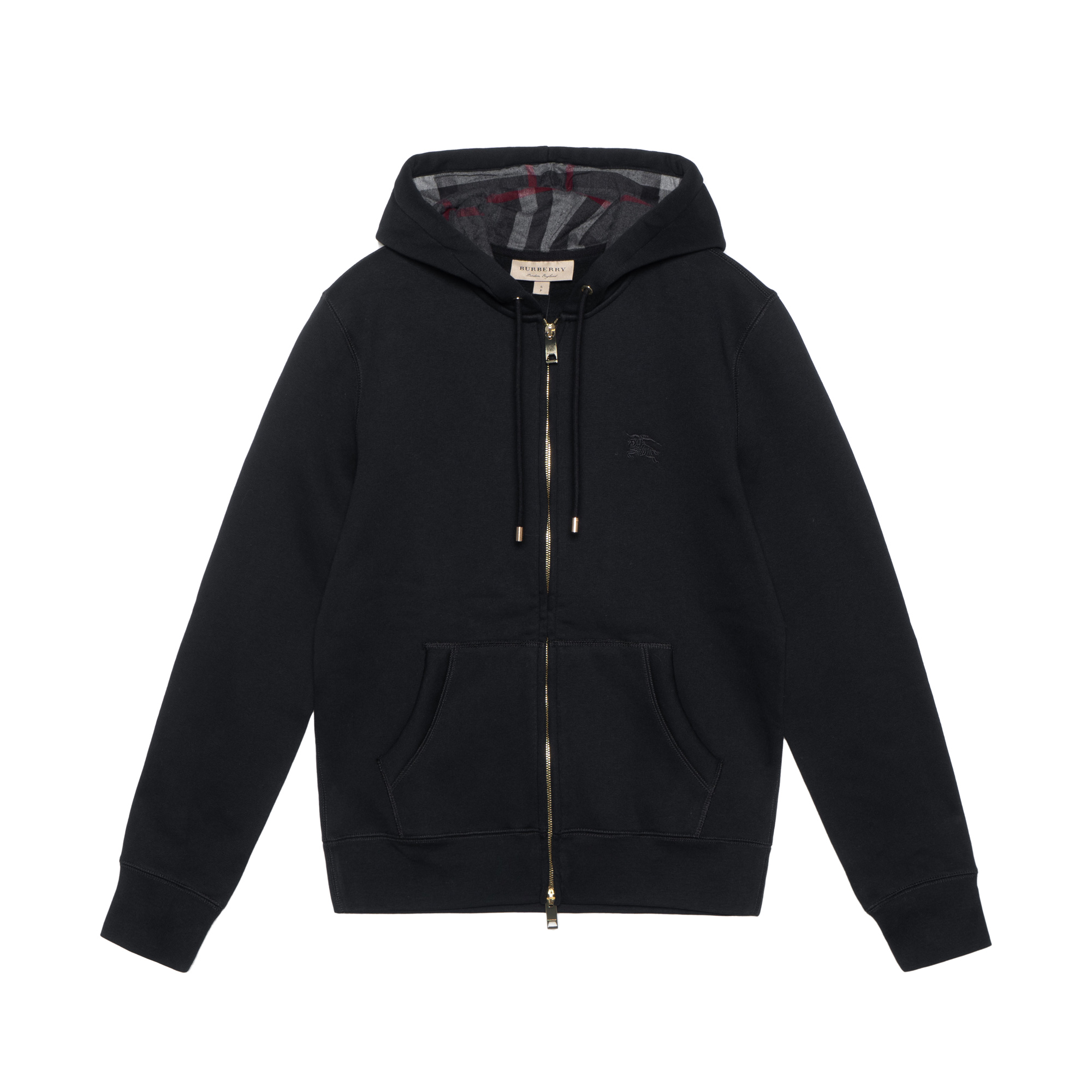 Burberry mens hoodie zip hotsell up