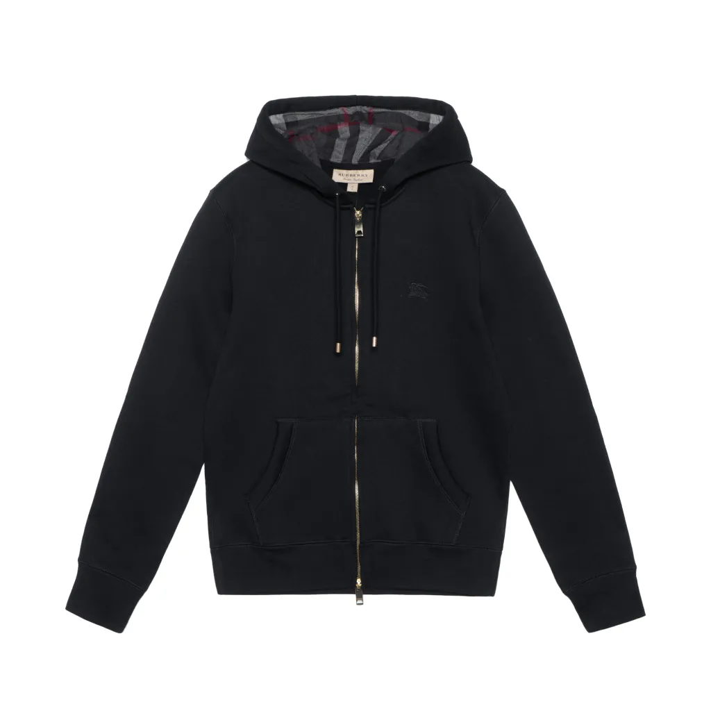 Burberry Claredon 2024 navy blue zip up hoodie