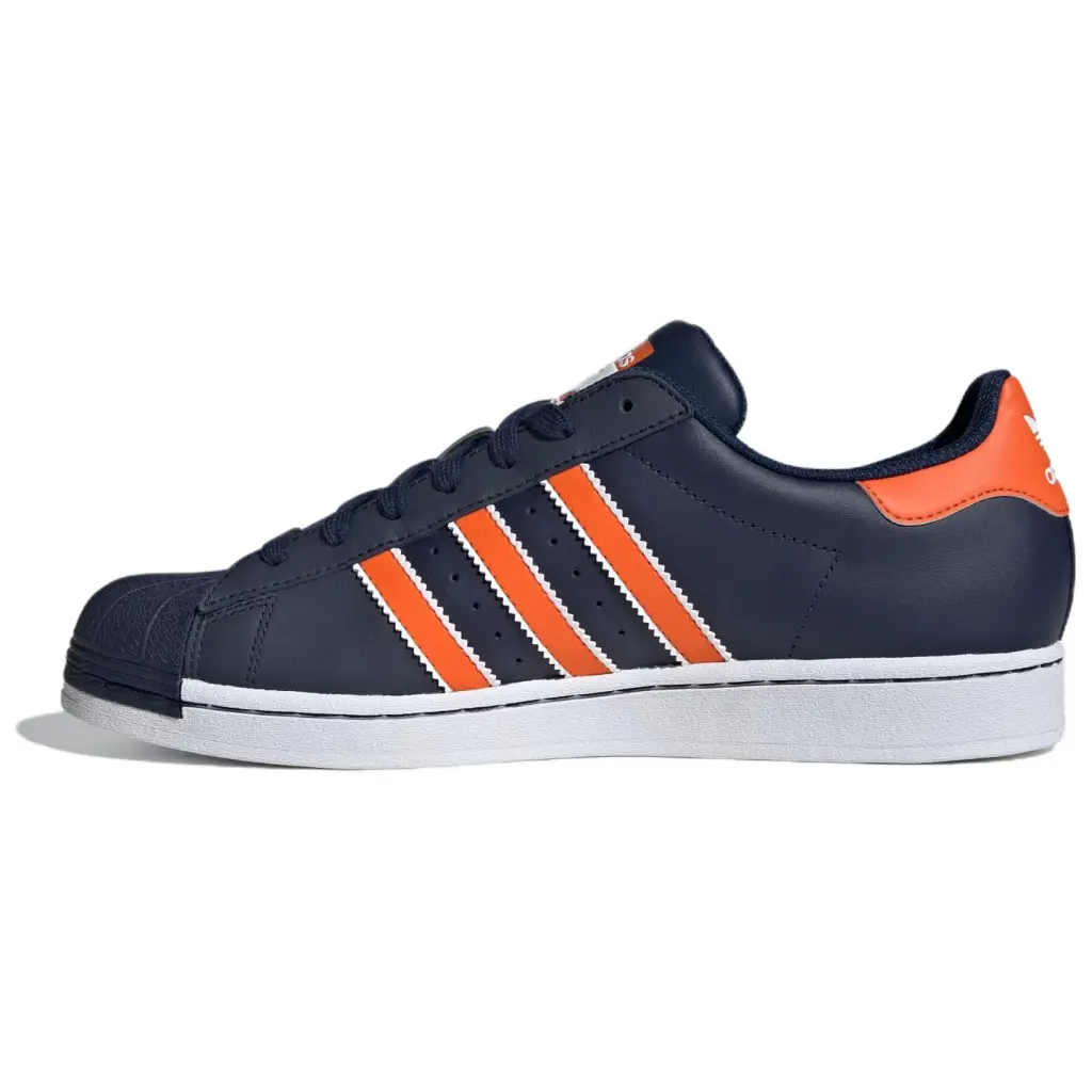 Adidas Originals Superstar Night Indigo Orange Cloud White US M