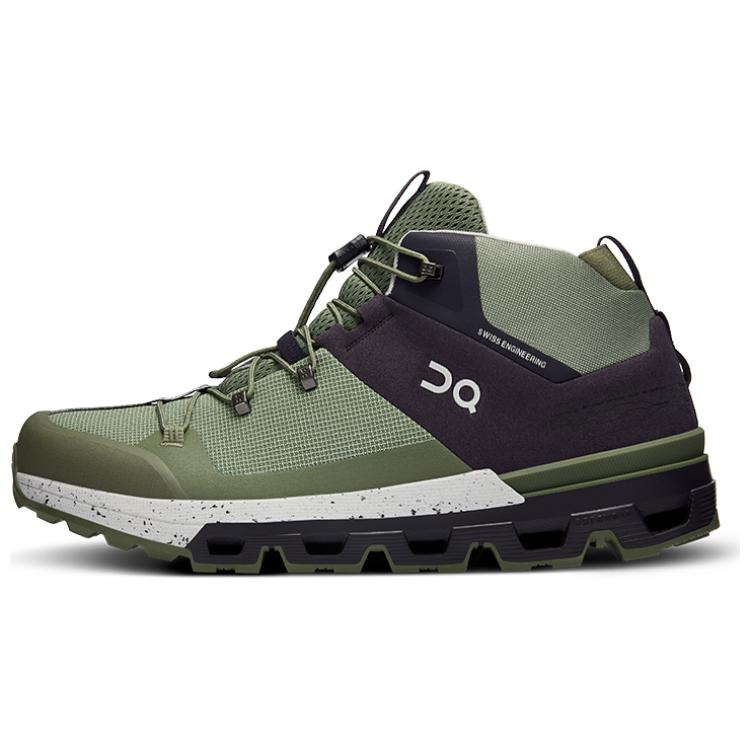 On Outdoor Shoes Men Mid-Top Black Gray US M 7 - POIZON