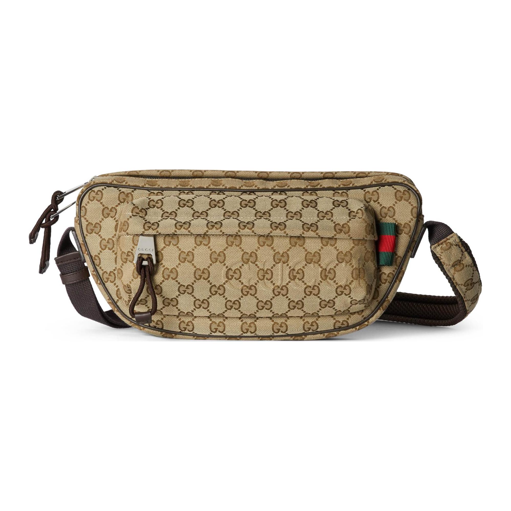 【GUCCI】CROSSBODY BAG◆5010509C2VT GG Black small crossbody bag in black GG Supreme canvas