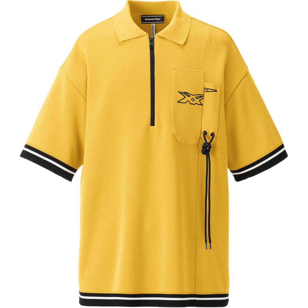 Onitsuka Tiger Polo Shirts Unisex Yellow - Cheap Rcj Jordan Outlet