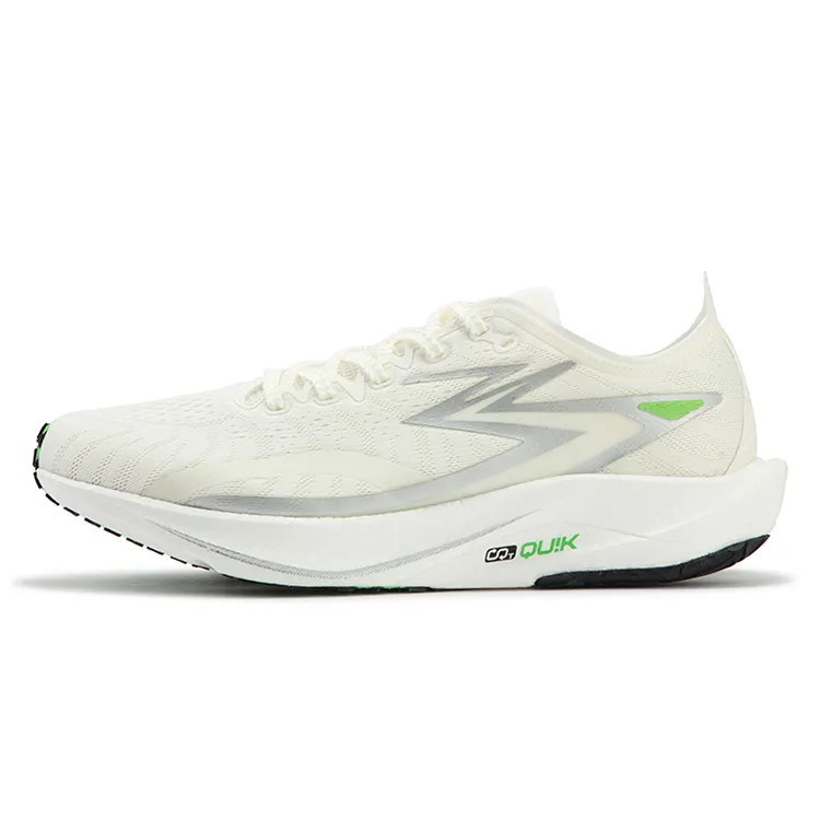 361° Speed Team Running Shoes Men Low-top Silver White Feathers - POIZON