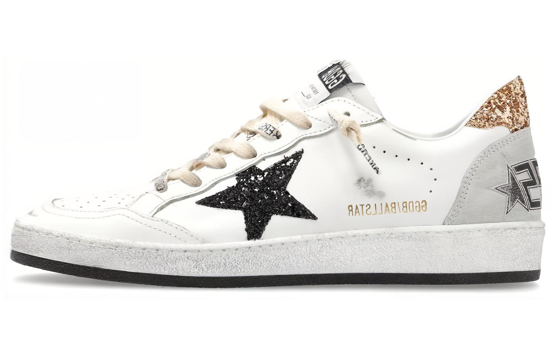 Golden Goose Ball Star Leather Sneakers - POIZON