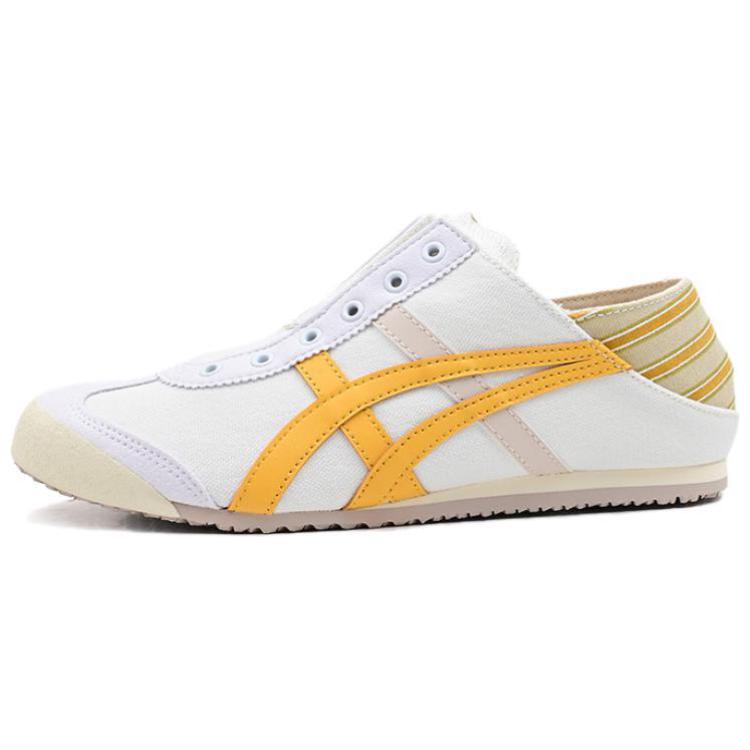 Onitsuka Tiger MEXICO 66 Casual Shoes Unisex Low Top White Yellow POIZON