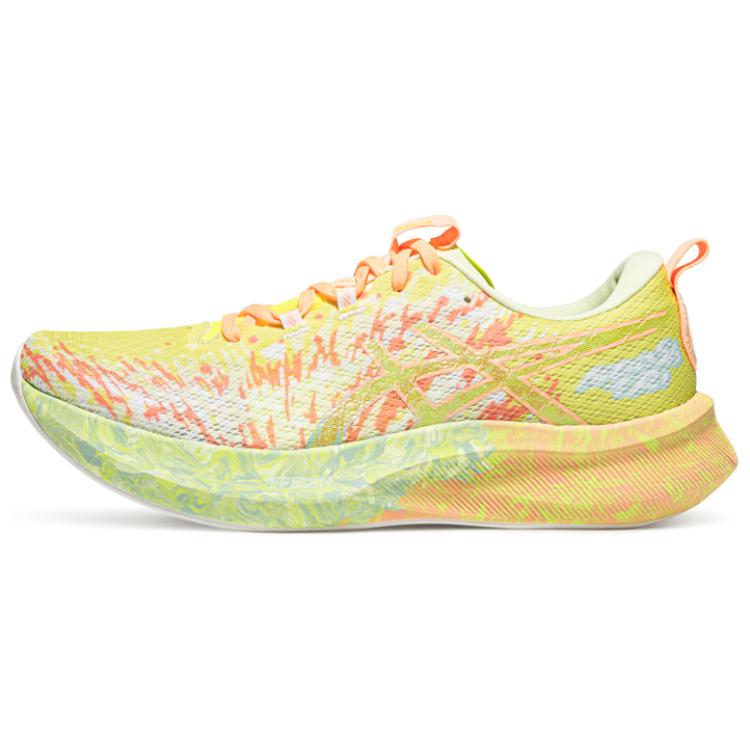 Asics NOOSA TRI 16 Running Shoes Men Low-Top Yellow Green US