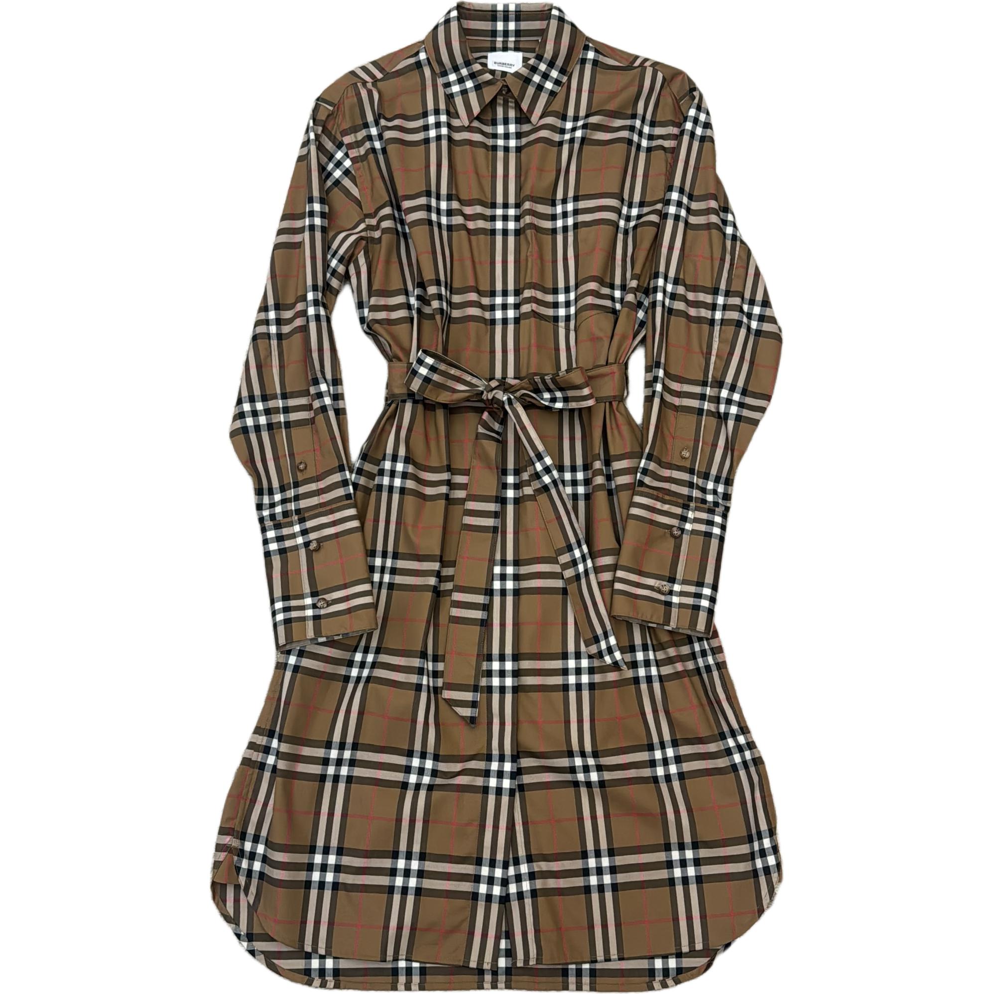 Burberry Long Sleeved Dresses Women s Brown POIZON