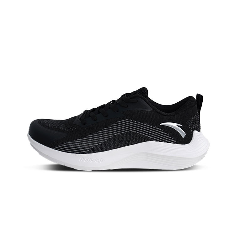 ANTA Running Shoes Men Low-Top /Basic Black/Cool Gray/ - POIZON