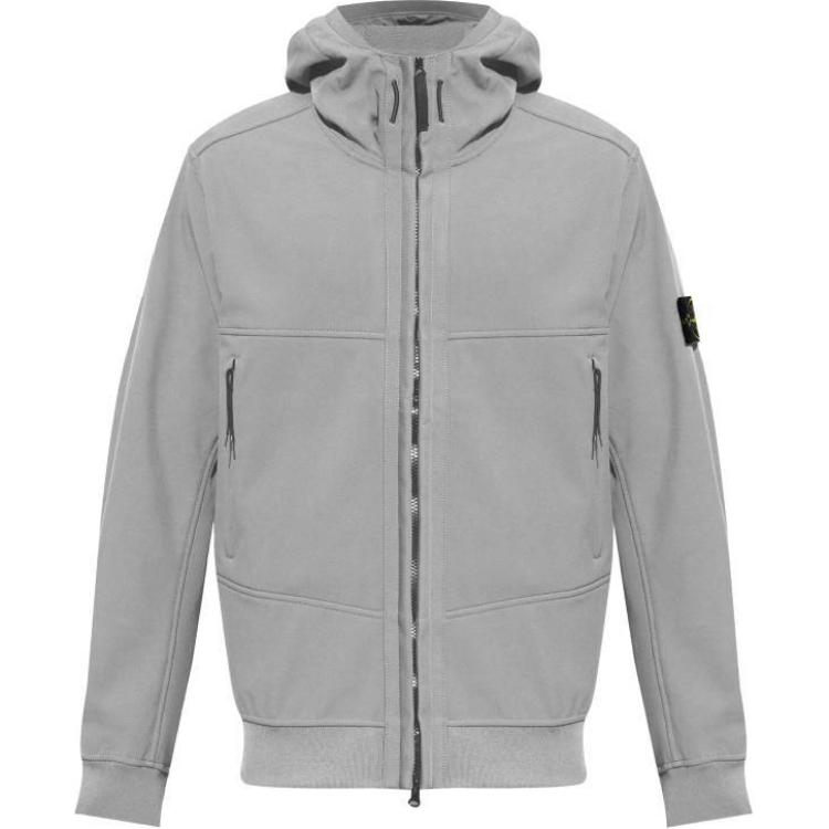 STONE ISLAND Zip Up Hooded Jacket