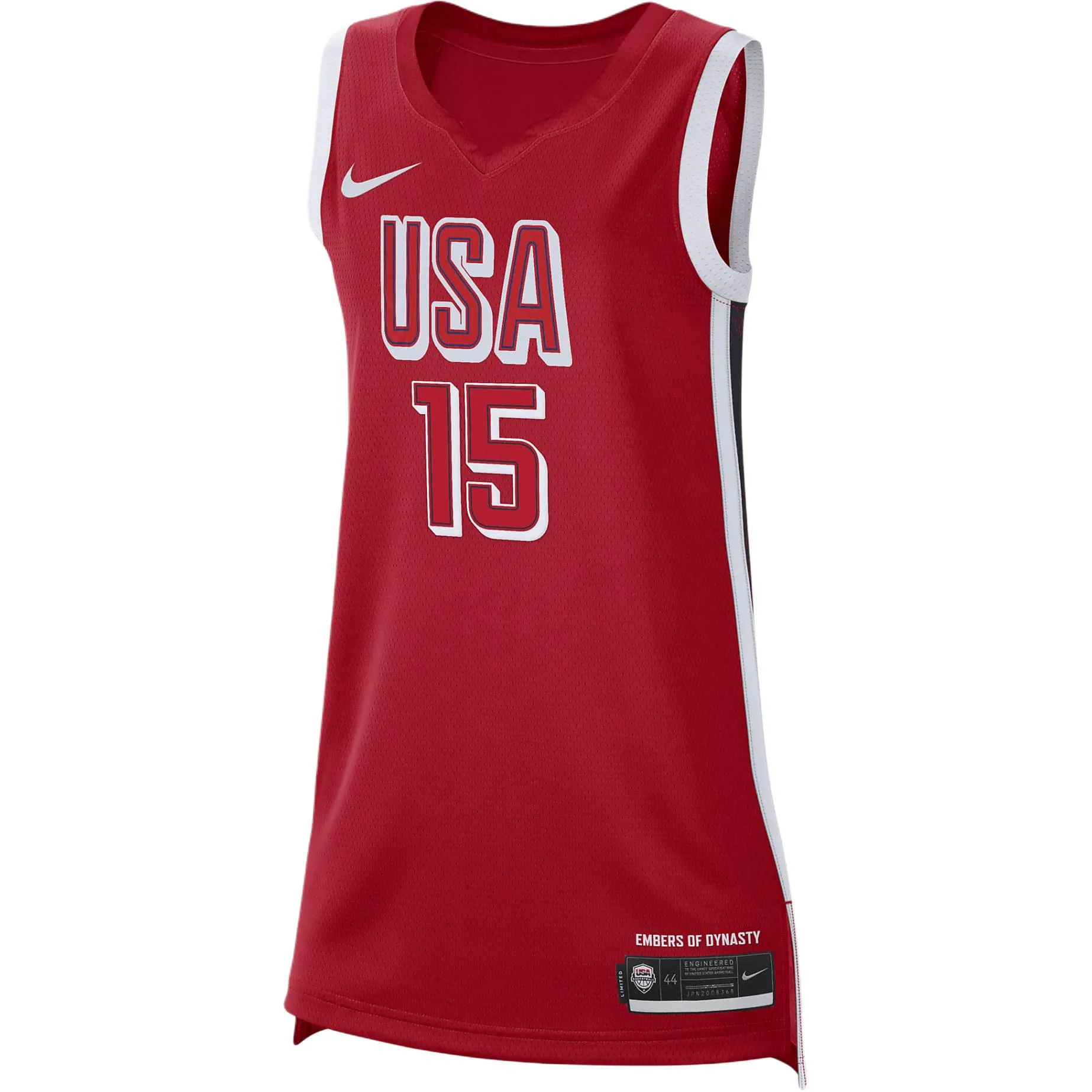 Nike USA Basketball Olympic Team Series Basketball Jersey Unisex Red ...