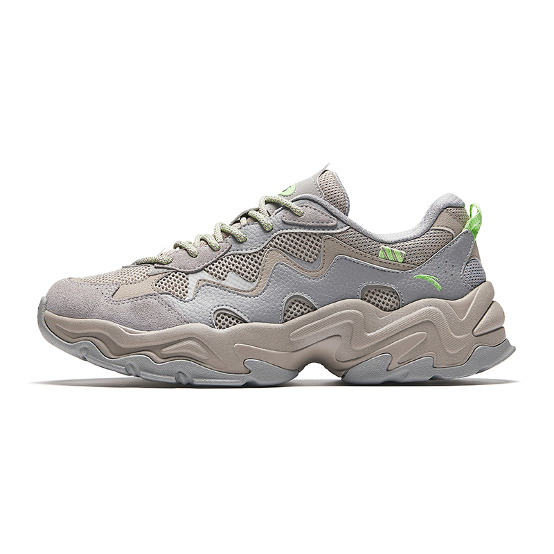 【大放出セール】 2 Starlight ANTA Chunky Gray Smoke Pine Low-Top Men Sneakers 絵画