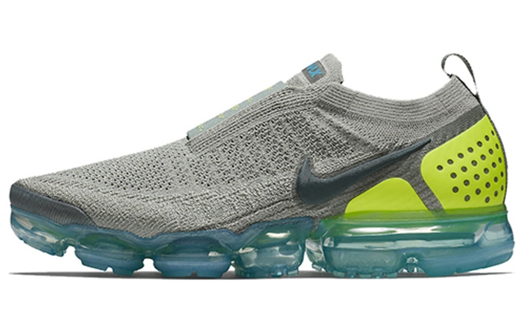 nike vapormax grey and green