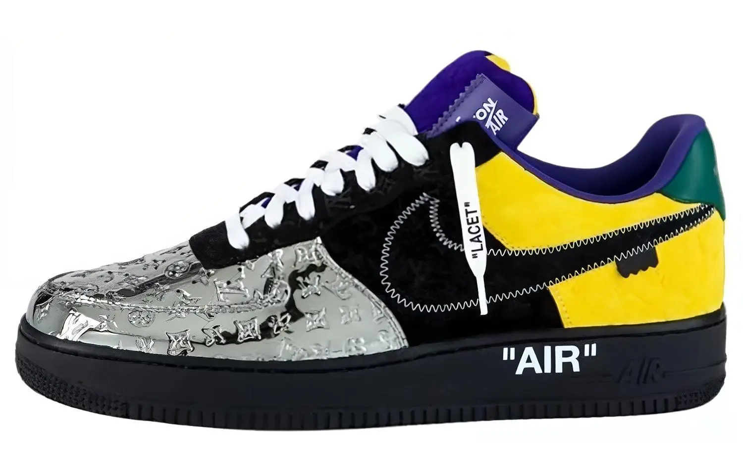 ★NIKE x LOUIS VUITTON★コラボ★AIR FORCE 1 LOW★追跡可 ルイヴィトンがナイキとのコラボエアフォース1のメイキングを