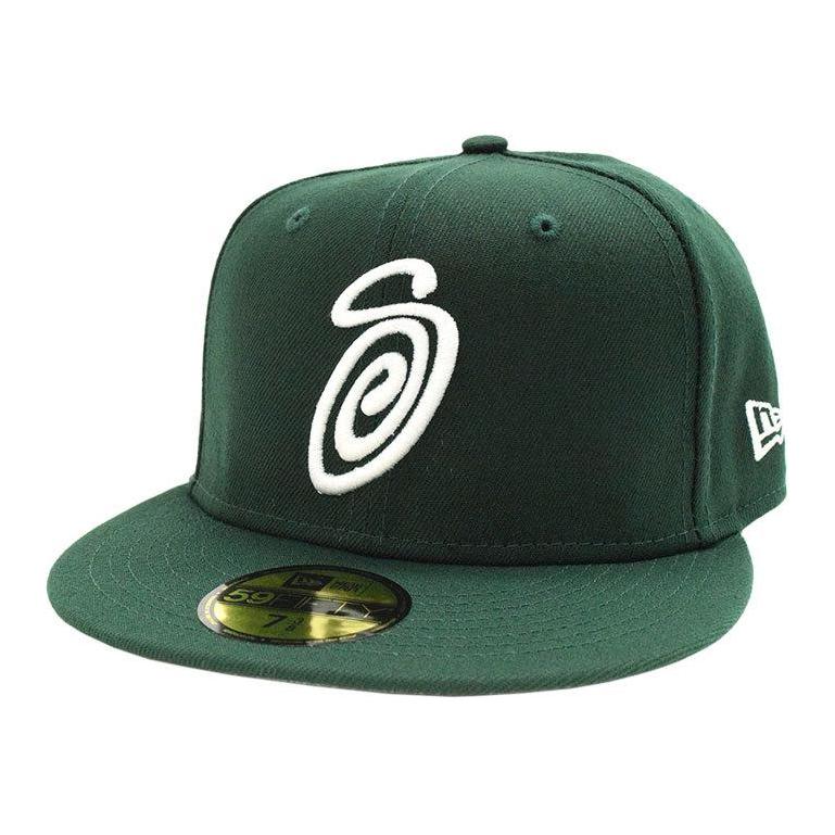 Stüssy - Stüssy x New Era Curly S 59FIFTY Fitted Cap | HBX