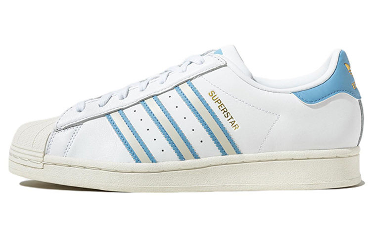 Adidas superstar powder blue best sale